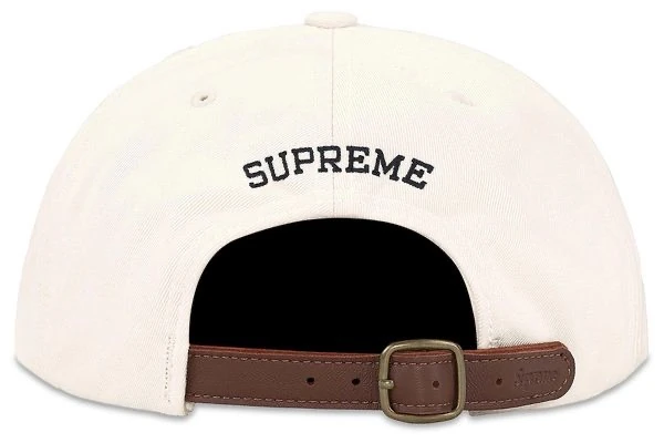 Supreme Distressed Script 6-Panel 'Stone