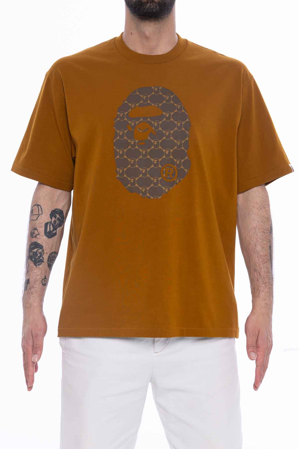 College Monogram Ape Head Relaxed Fit Tee