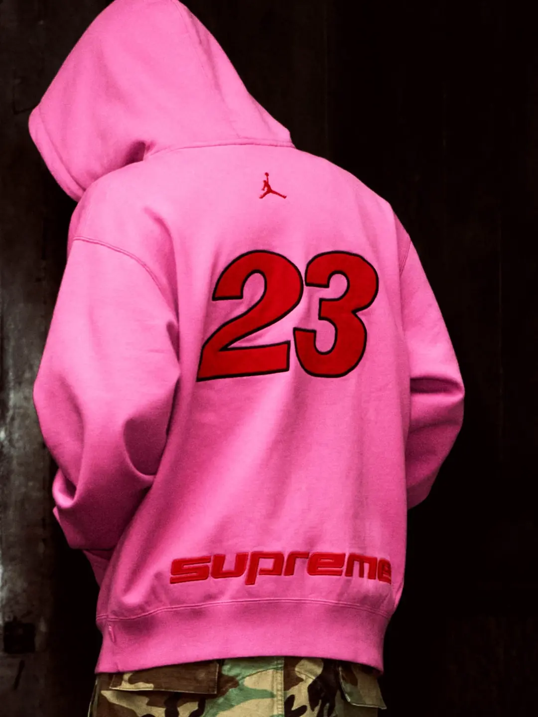 Supreme x Jordan Zip Up Hooded 'Pink' - SUPREME | Bettermade Supply