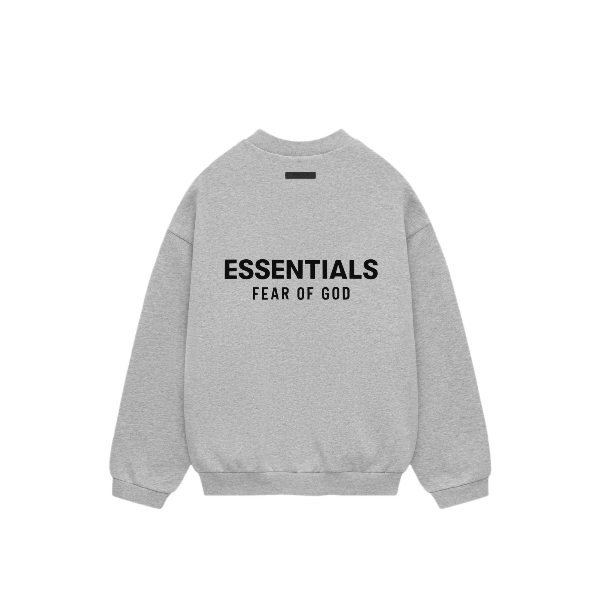 Essential Fleece Crewneck Heather Gray Sweatshirt