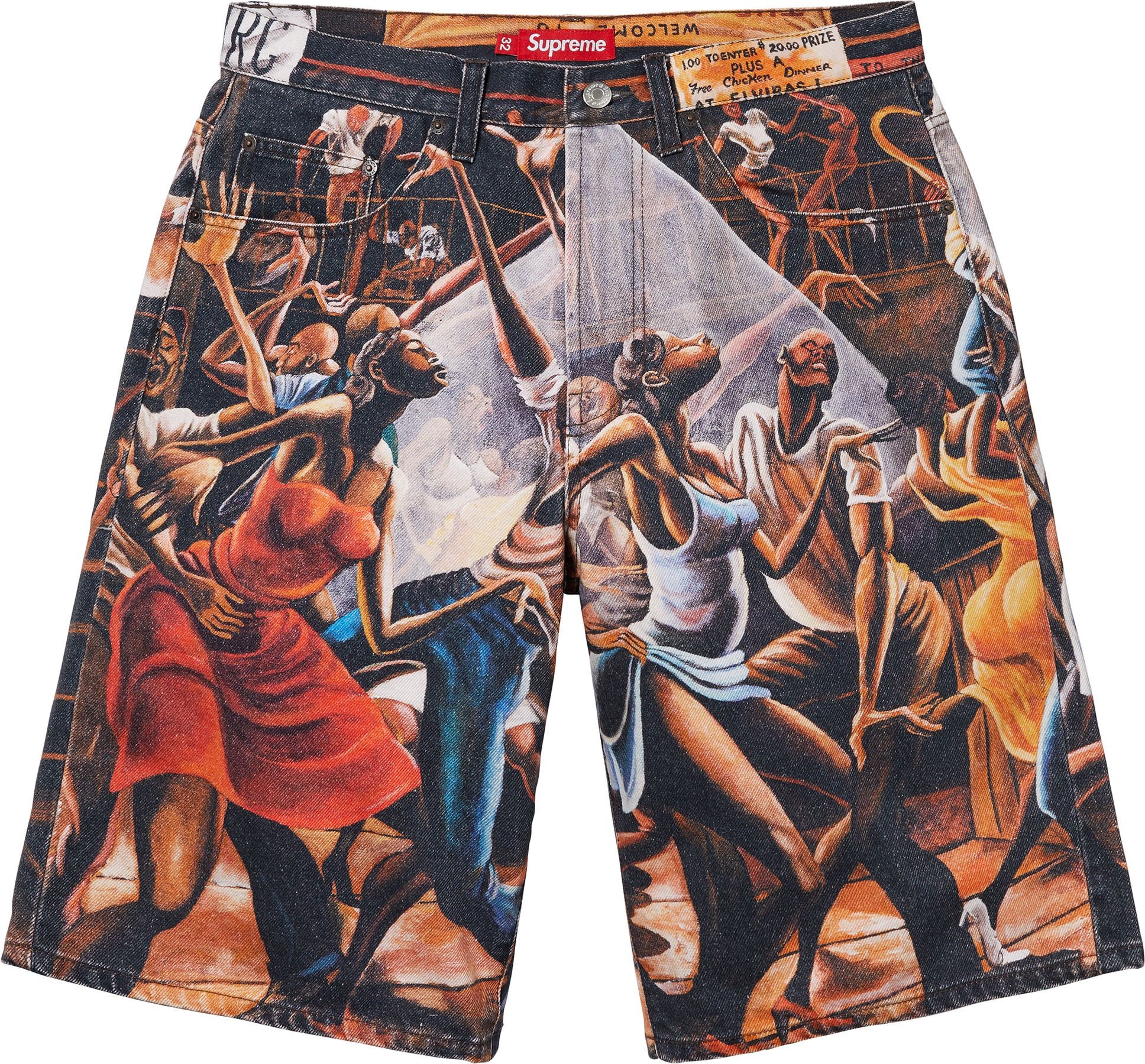 Ernie Barnes Baggy Denim Short