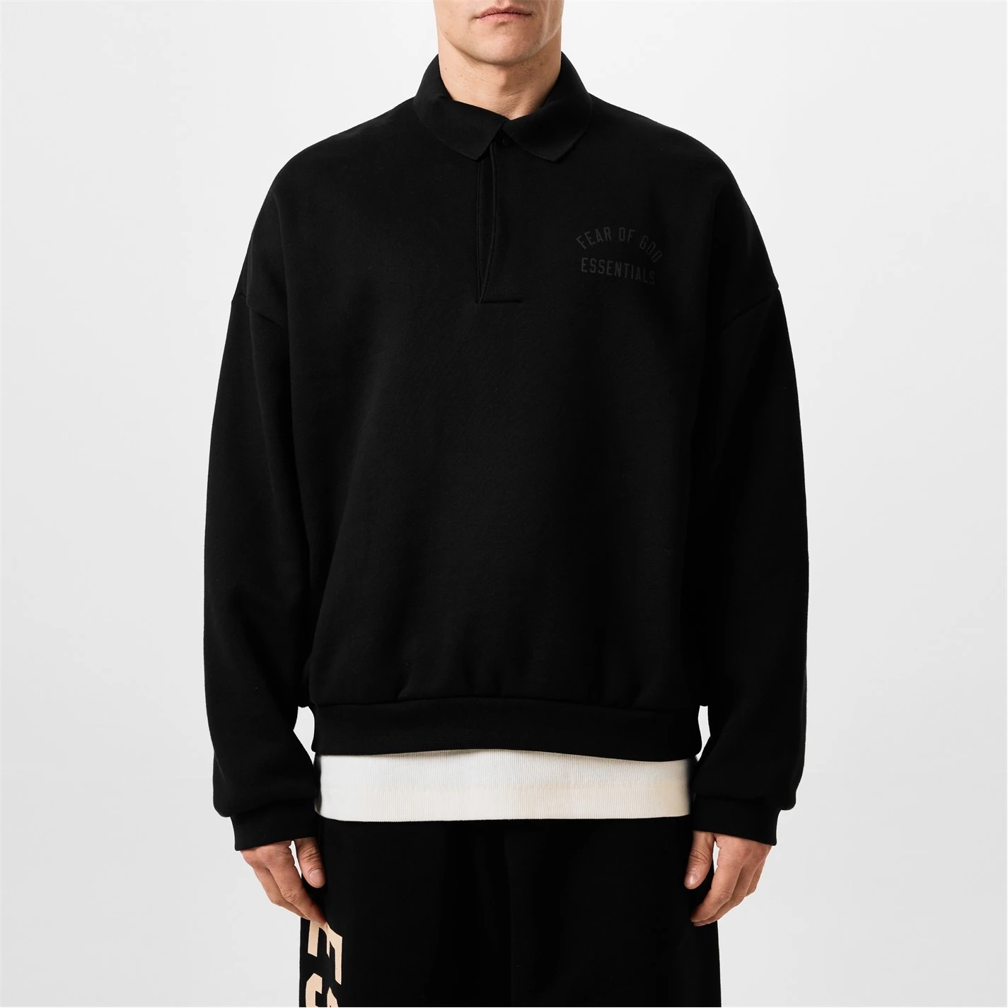 FEAR OF GOD ESSENTIALS Heavy Fleece Polo