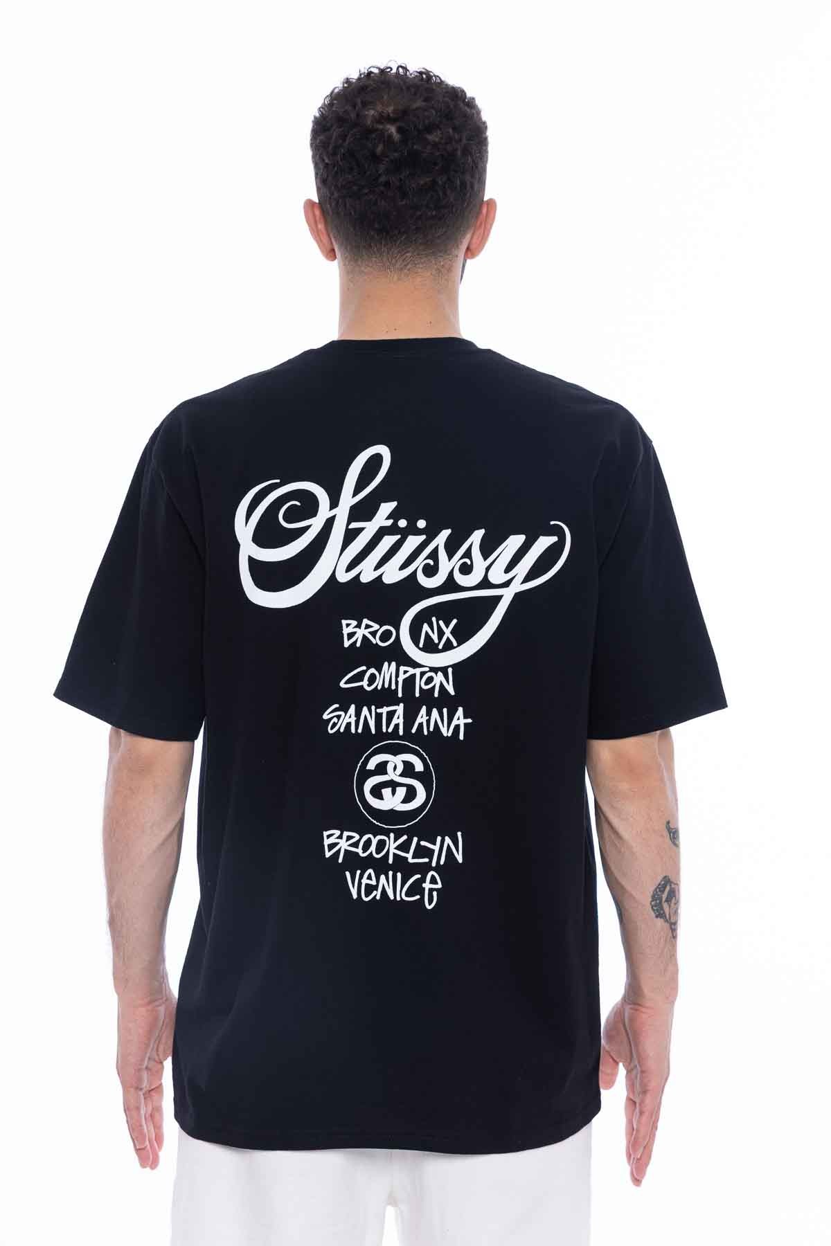 Stüssy World Tour Tee Black
