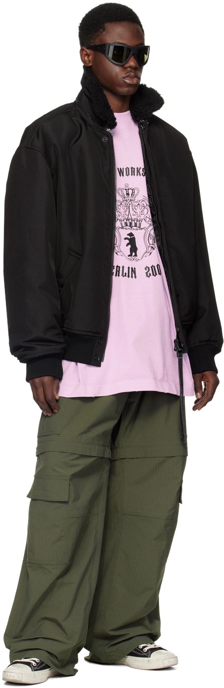 Purple Print Long Sleeve T-Shirt