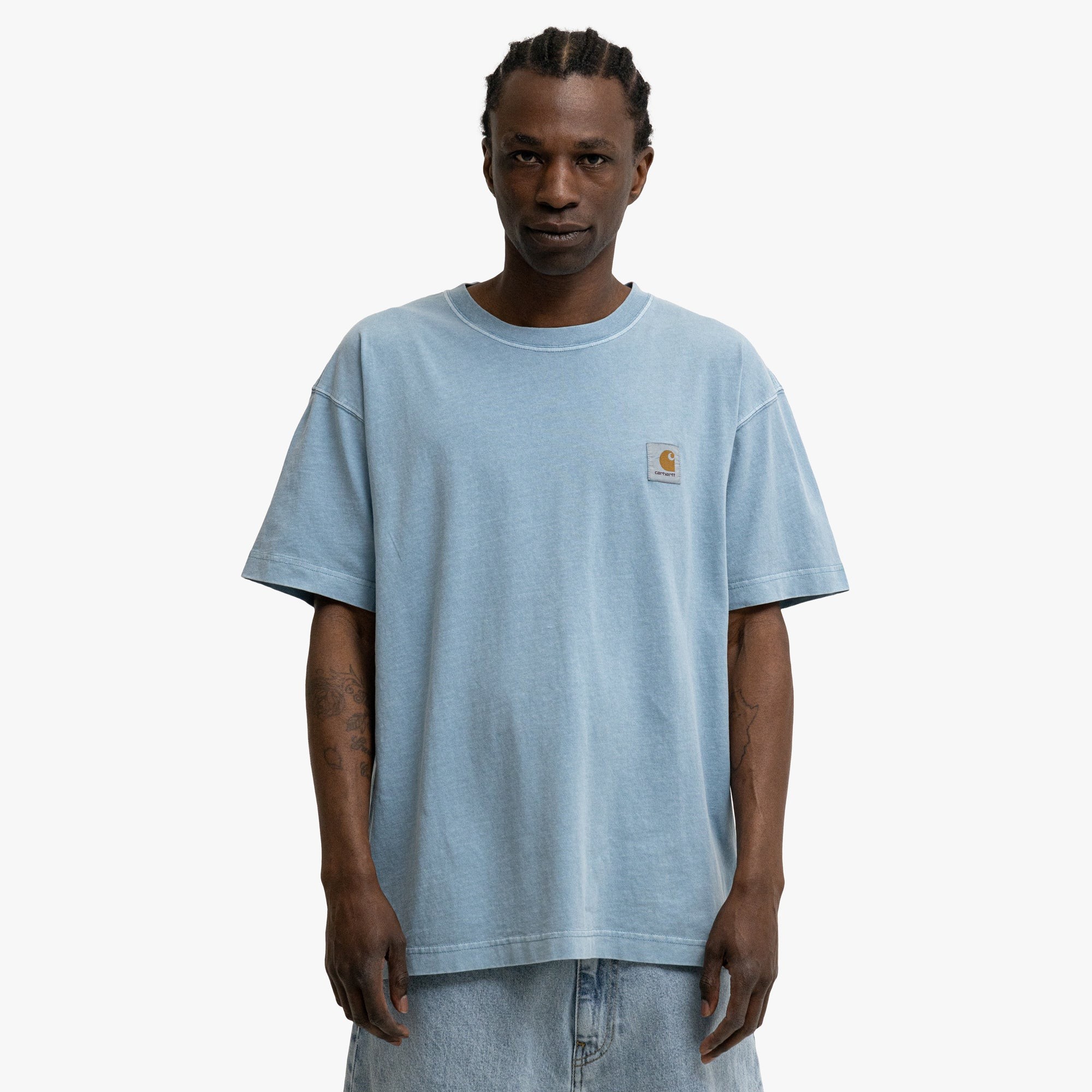Carhartt WIP Nelson Tee Clay Blue