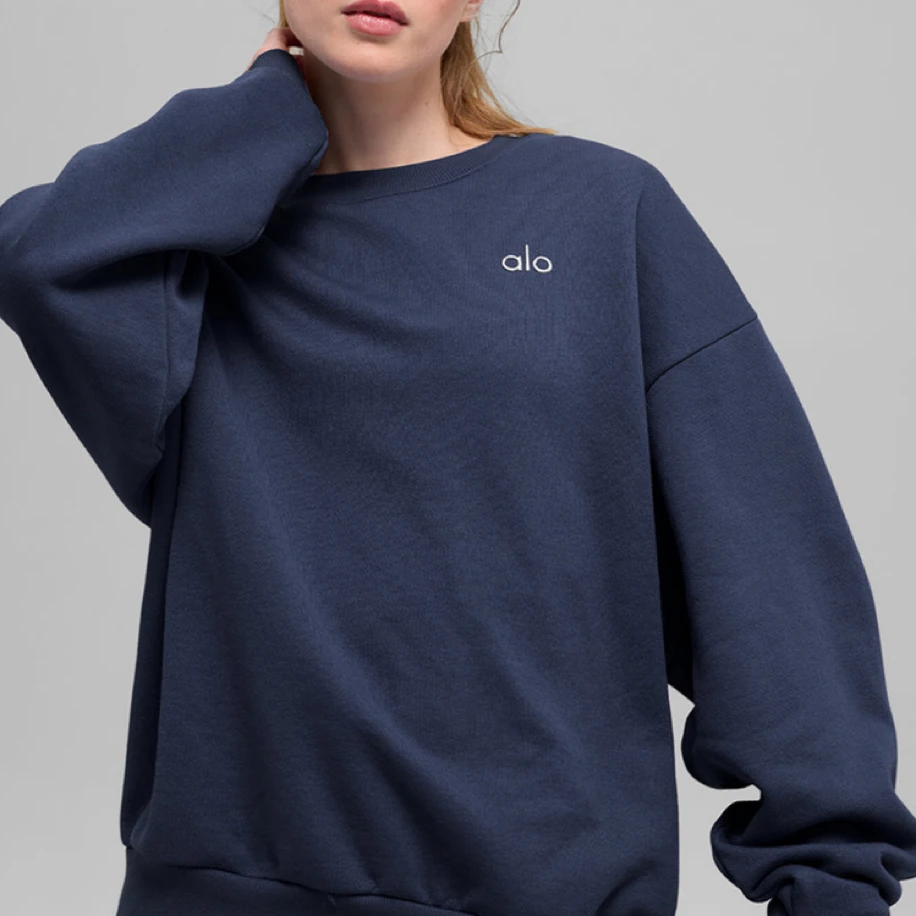 Alo Yoga Accolade Navy Sweatshirt görsel 2