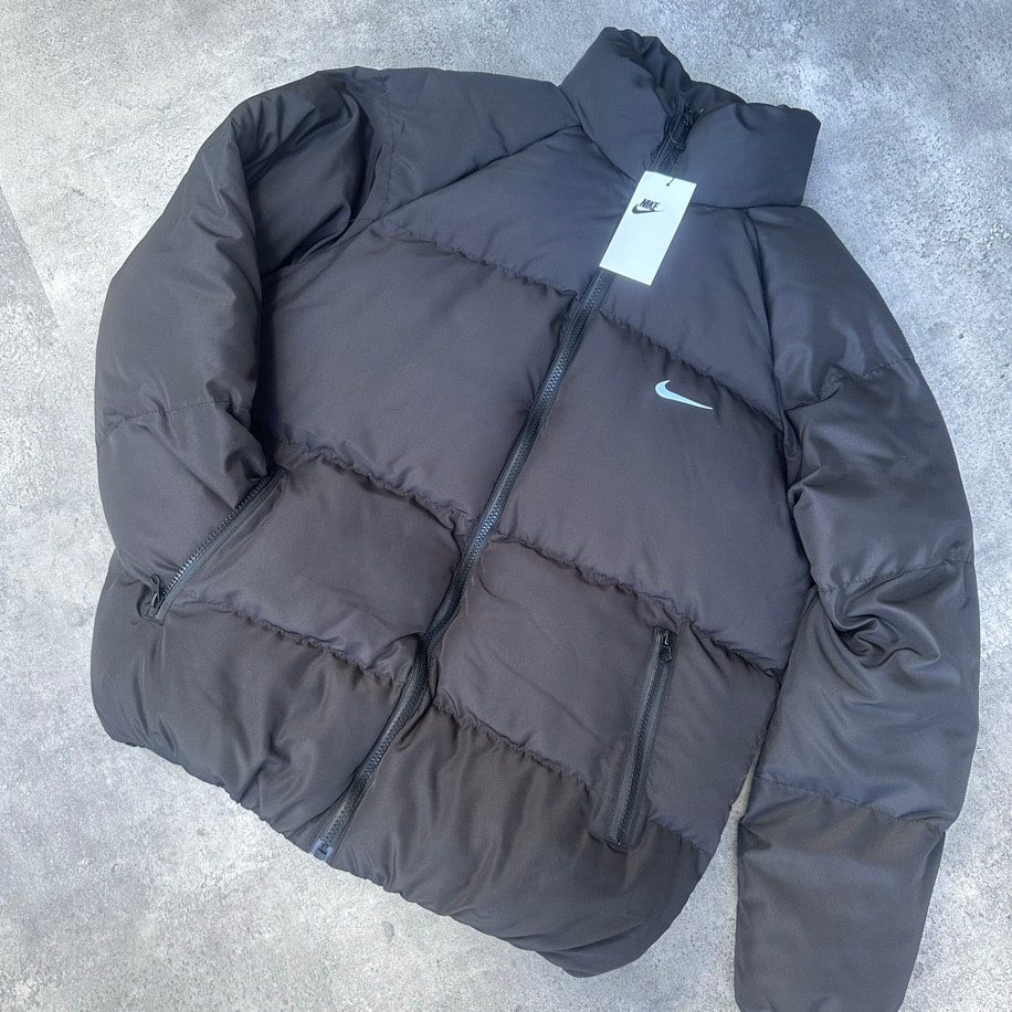 Oversize Nike Siyah Şişme Mont