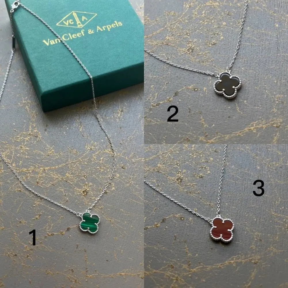 Van Cleef & Arpels Vintage Alhambra Silver Kolye (42cm)