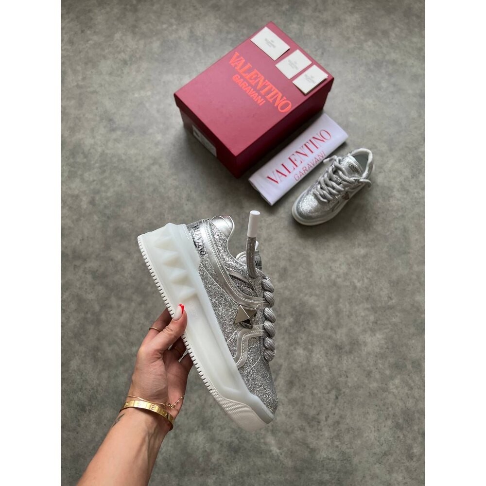 Valentino Yüksek Taban Silver VLTN