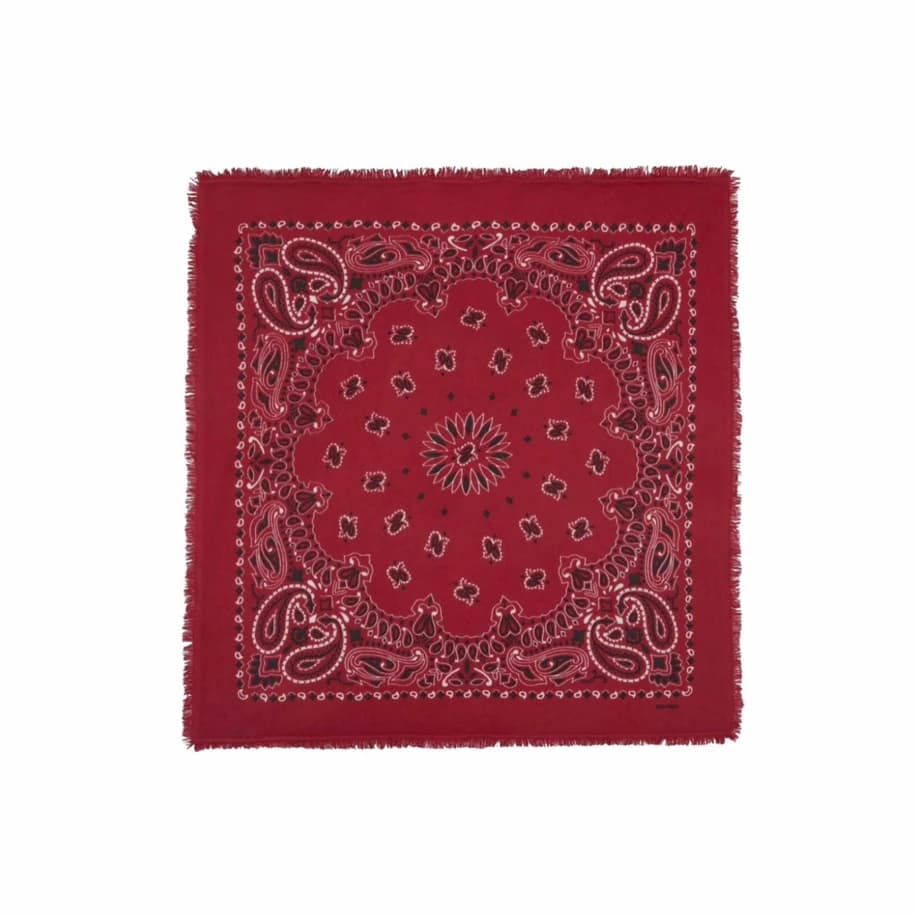 Kujten Large Cashmere Bandana Hachiko Bico Red
