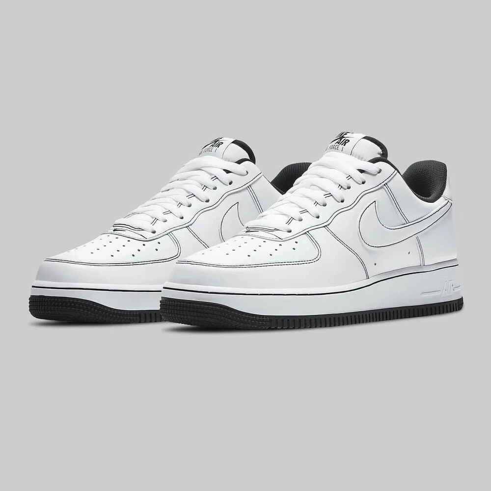 Nike Air Force Stitch “ Contrast Black “ görsel 2