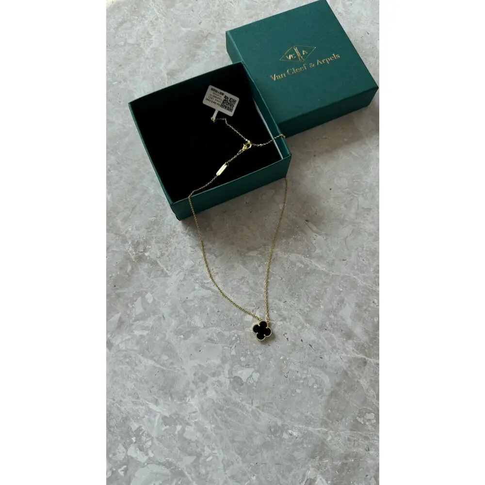 Van Cleef Tek Yonca Kolye Green