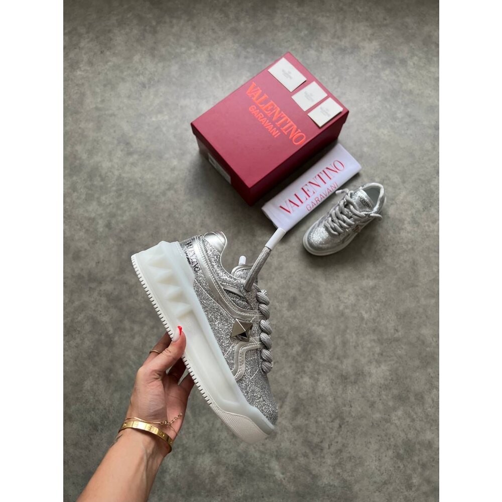 Valentino Yüksek Taban Silver VLTN