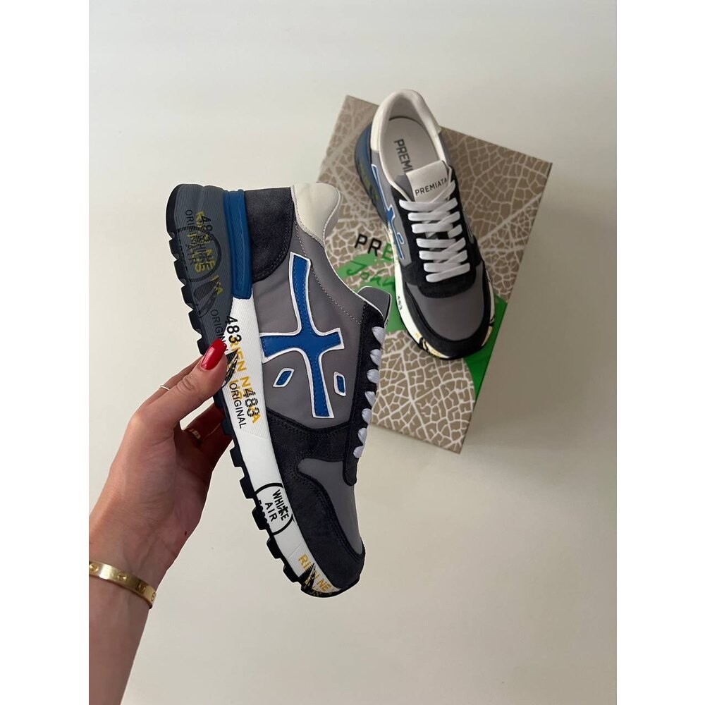 Premiata Grey & Dark Blue