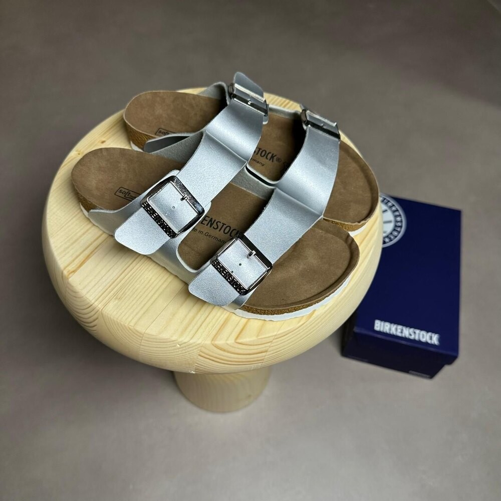 Birkenstock Arizona Silver
