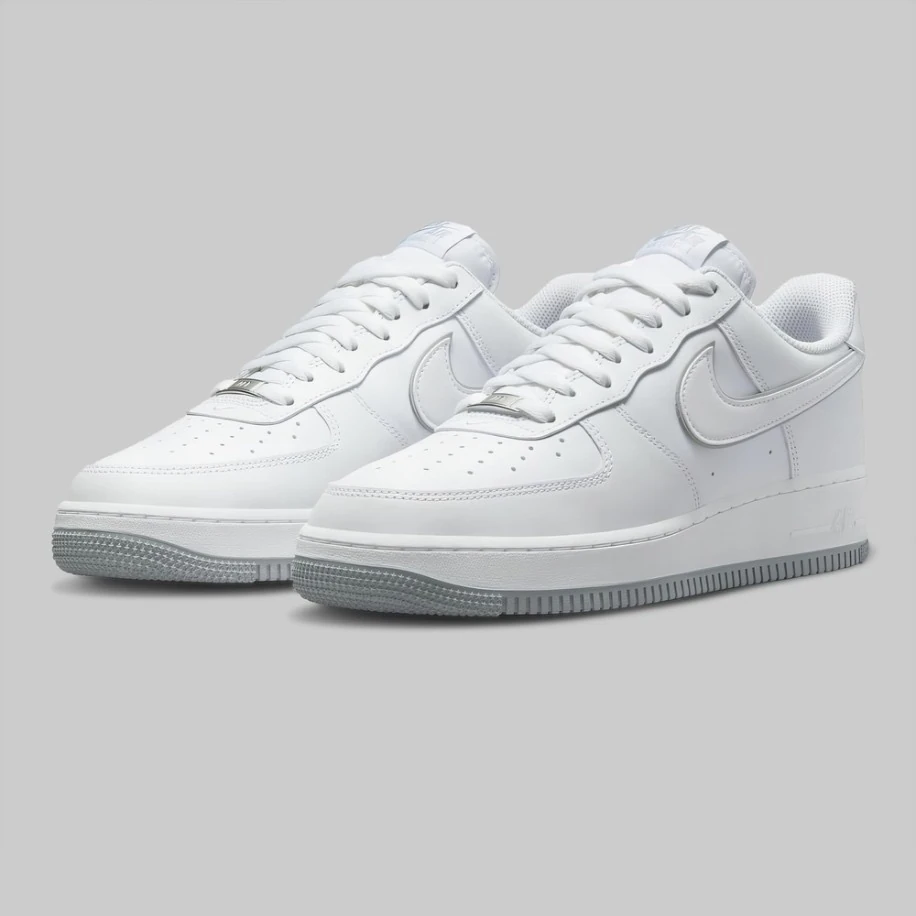 Nike Aır Force 1 Low GS White Wolf Grey görsel 2