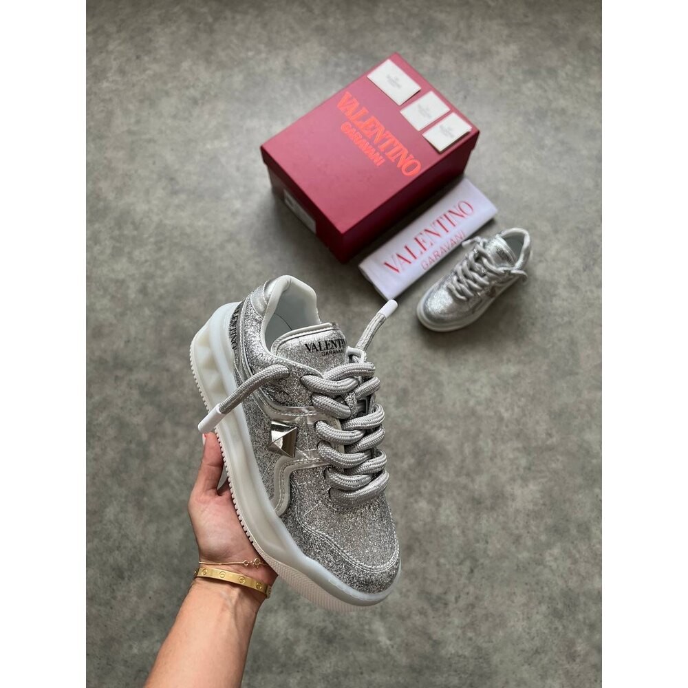 Valentino Yüksek Taban Silver VLTN