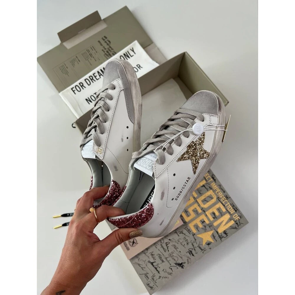 Golden Goose Sim Silver Gold görsel 2