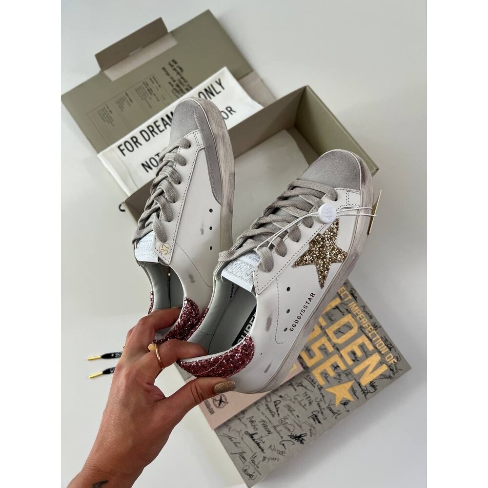 Golden Goose Sim Silver Gold