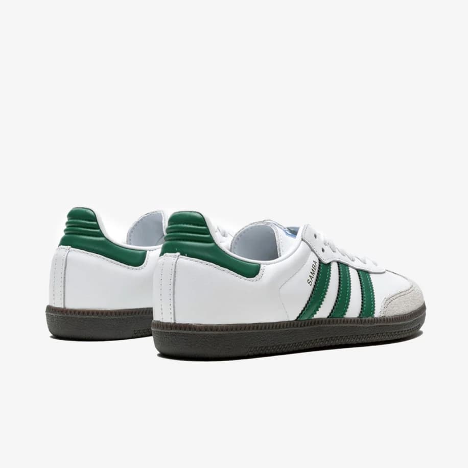 adidas Samba OG Cloud White Collegiate Green görsel 3