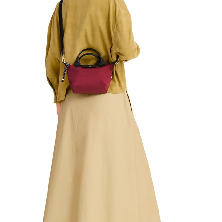 Longchamp Le Pliage Energy Bordeaux S görsel 6