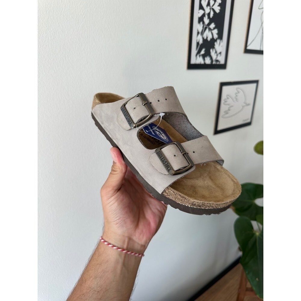 Birkenstock Original Arizona “ Stone Suede Premium “