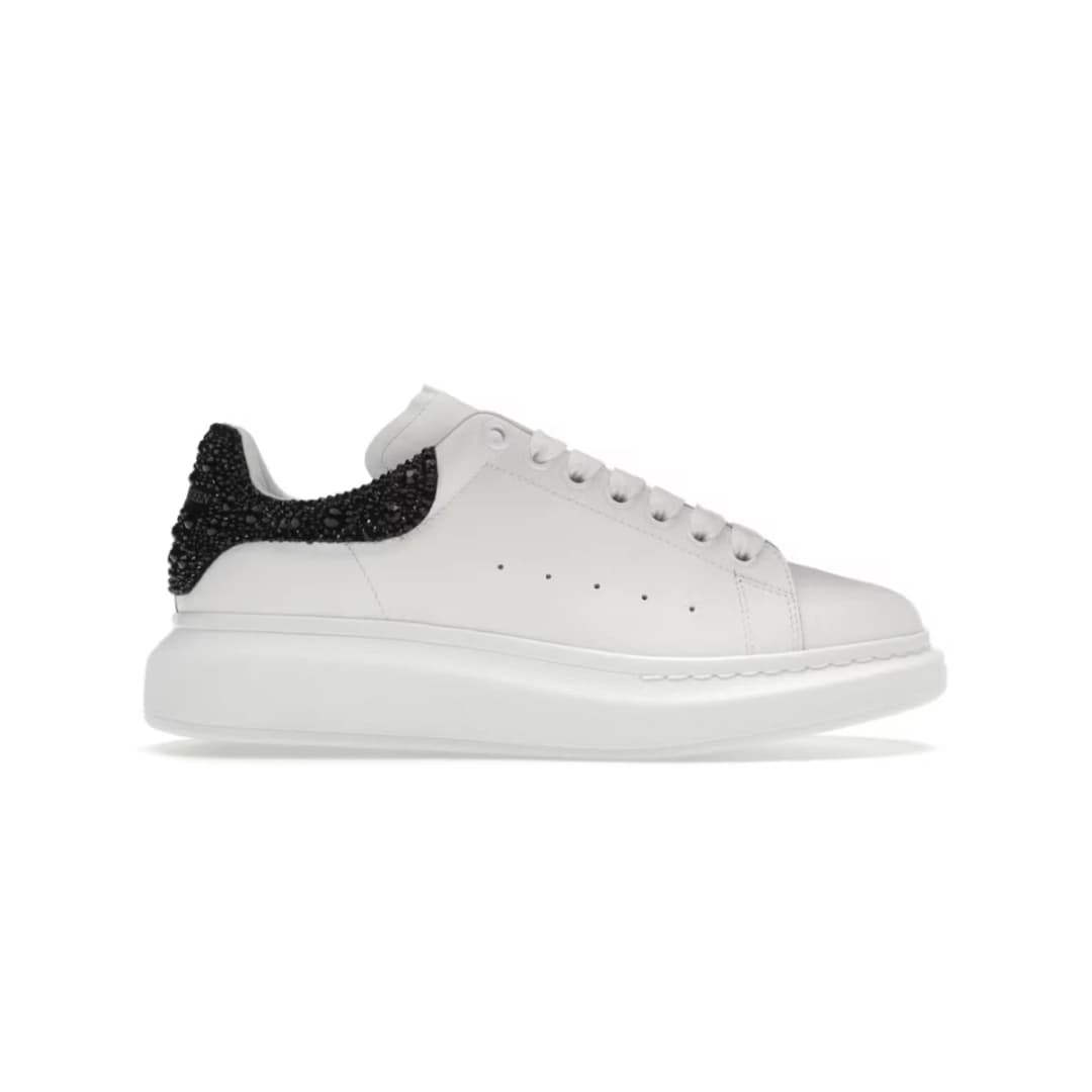Alexander Mcqueen White Black Crystals