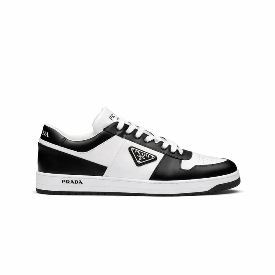 Prada Downtown Leather Sneakers