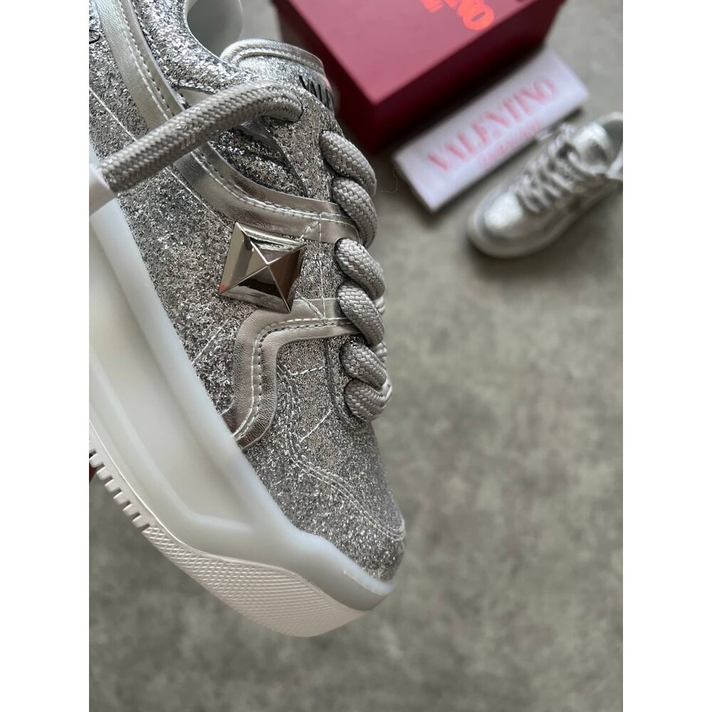 Valentino Yüksek Taban Silver VLTN