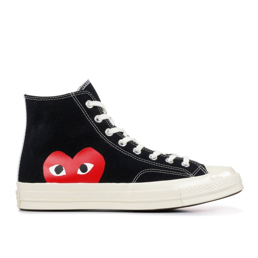 Comme Des Garcons Play x Converse High Black