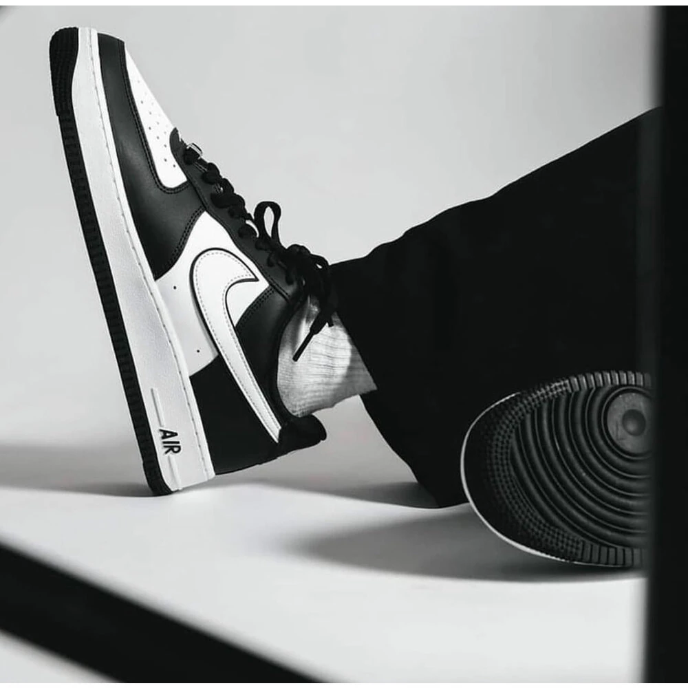 Nike Air Force Panda Siyah Beyaz görsel 3