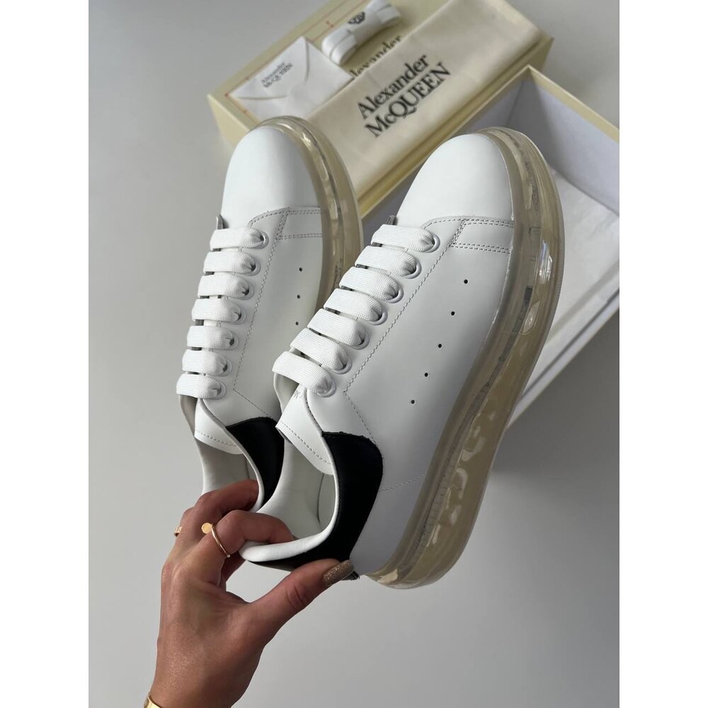 Alexander McQueen Siyah Beyaz Şeffaf