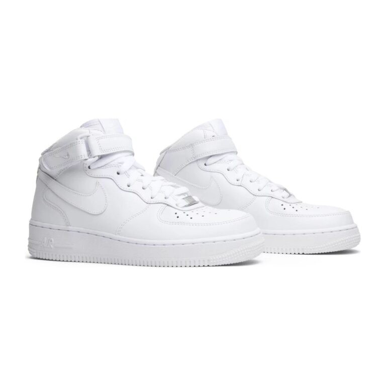 Nike Air Force 1 Mid 07 Leather Triple White