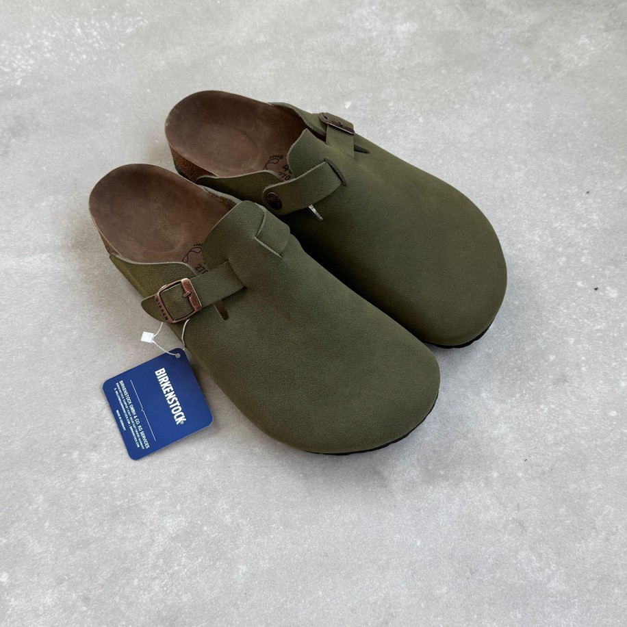 Birkenstock Boston “ Green “