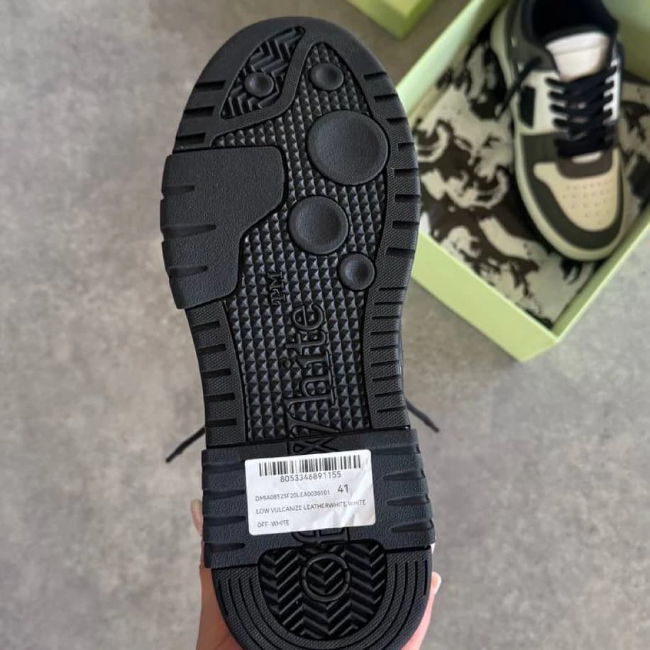 OFF-WHITE Out Of Office OOO Low Tops Dark Gray Black görsel 4