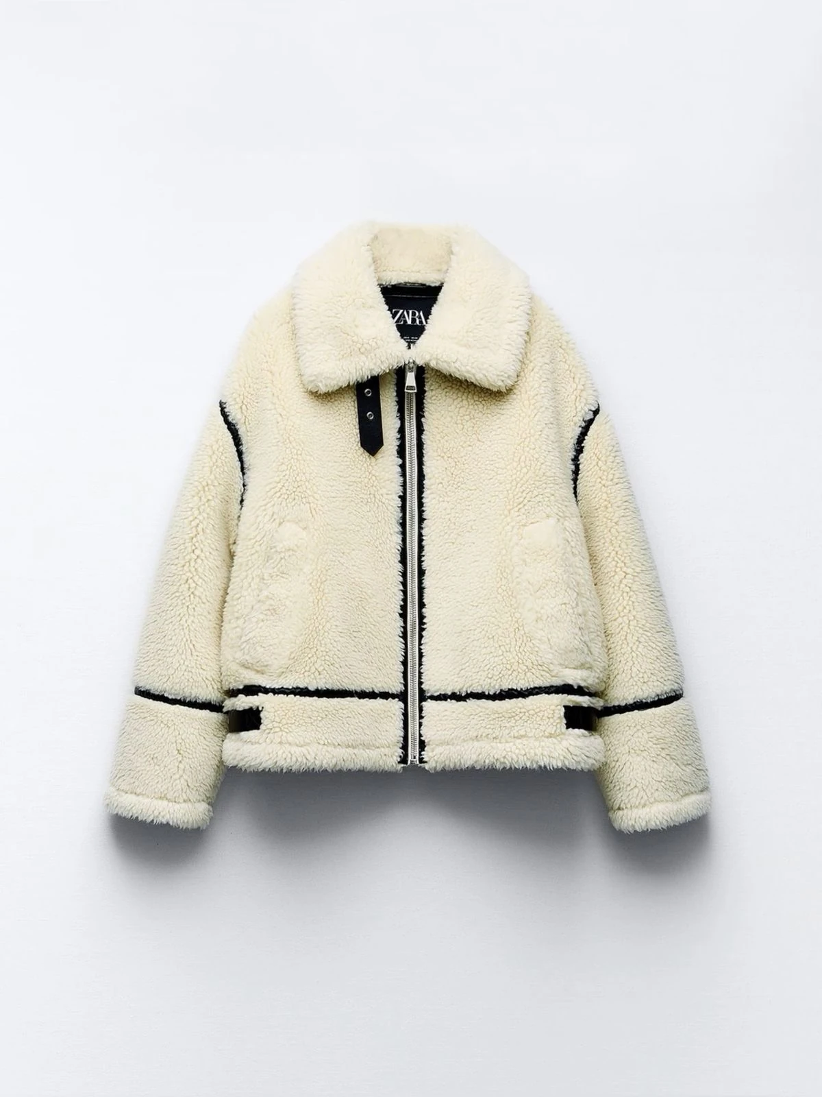 Zara Krem Kürklü Ceket