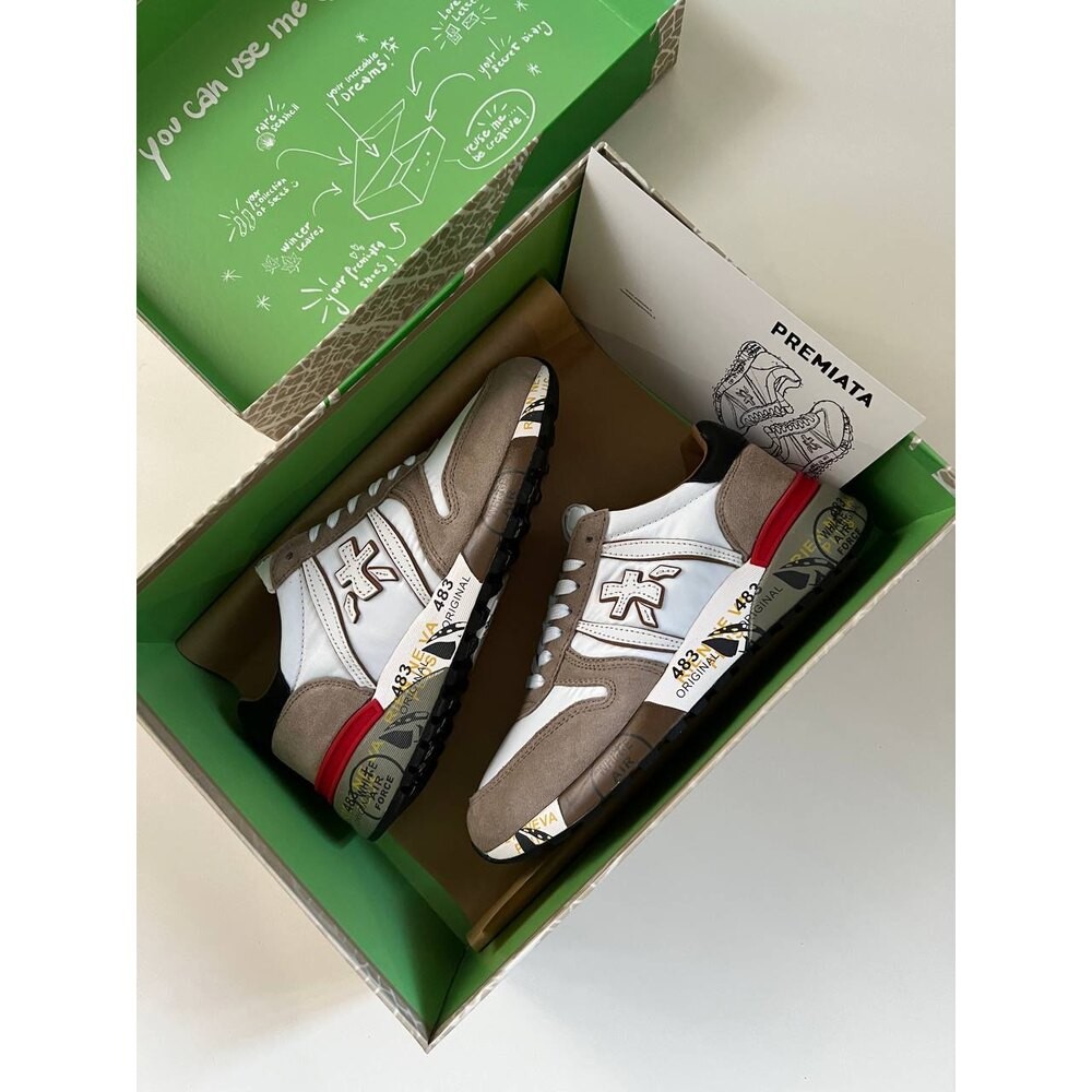 Premiata Grey &Red  Blue