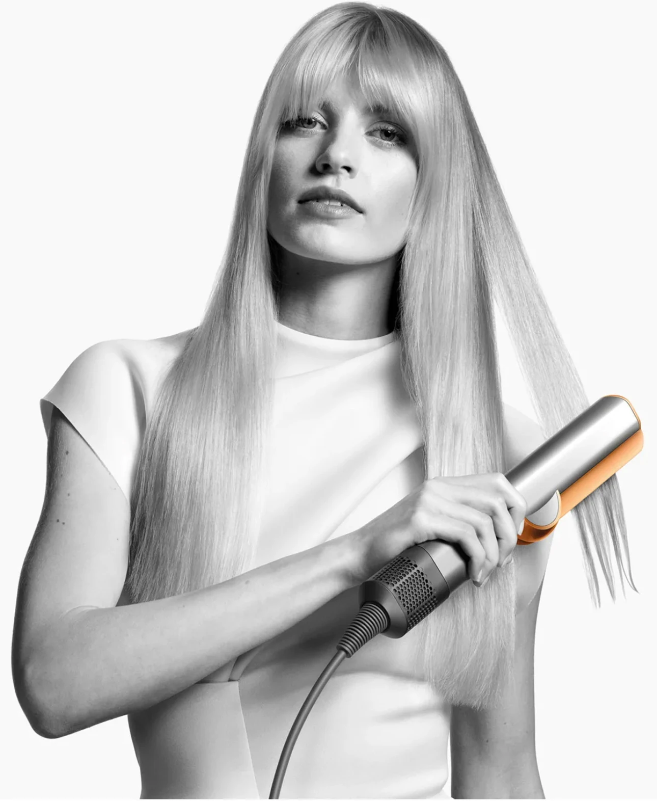 DYSON Airstrait™ Saç Düzleştirici (Parlak Nikel/Parlak Bakır)