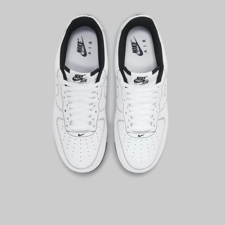 Nike Air Force 1 Low Stitch Black görsel 3