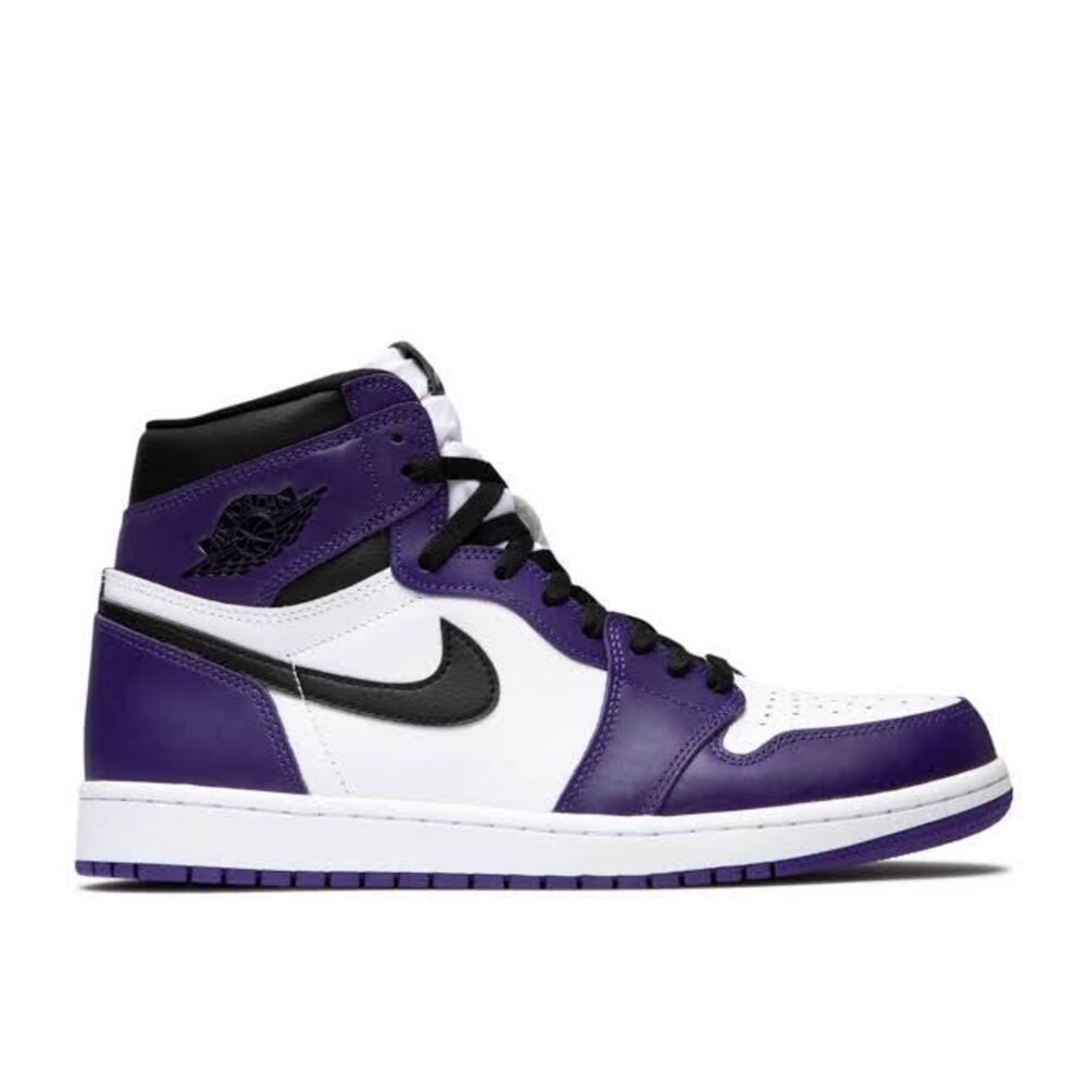 Air Jordan Purple Courth White