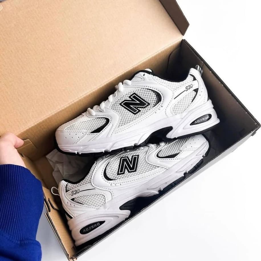 New Balance 530 White Black görsel 2