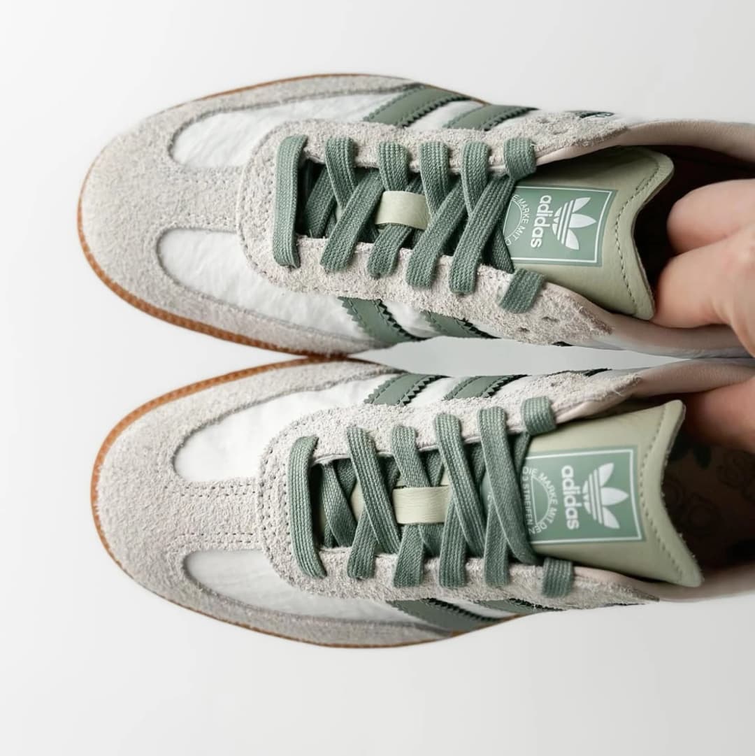 adidas Samba OG Silver Green Putty Mauve görsel 4