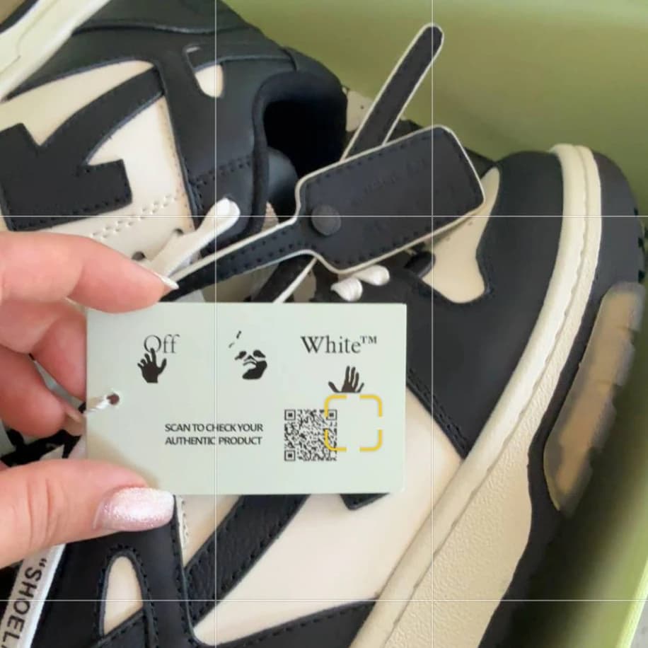 Off-White Out Of Office Calf Leather Panda görsel 5