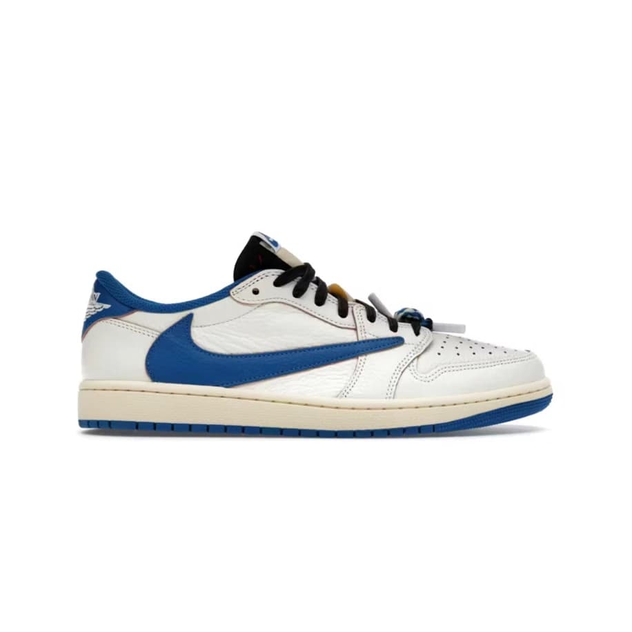 Jordan 1 Retro Low OG SP Fragment x Travis Scott Sail Military Blue