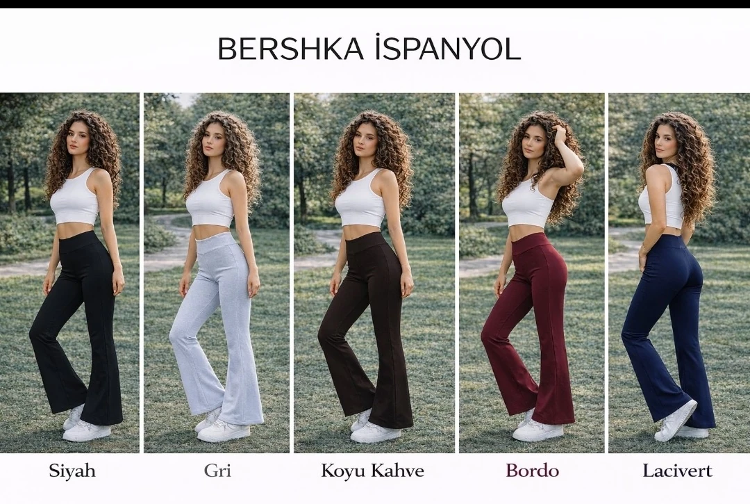 Bershka İspanyol Paça Tayt