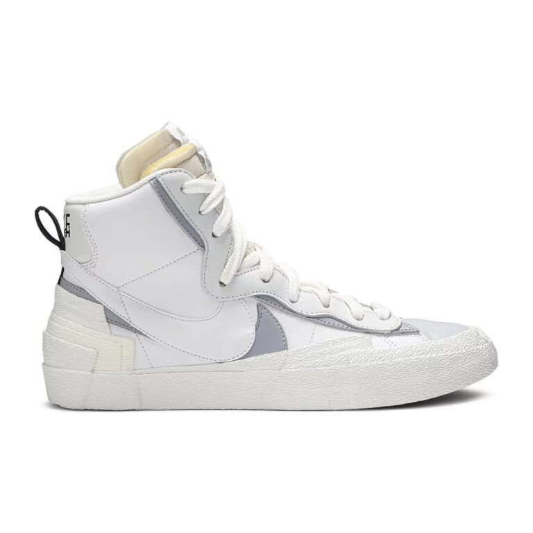 Nike Blazer Mid x Sacai White Grey