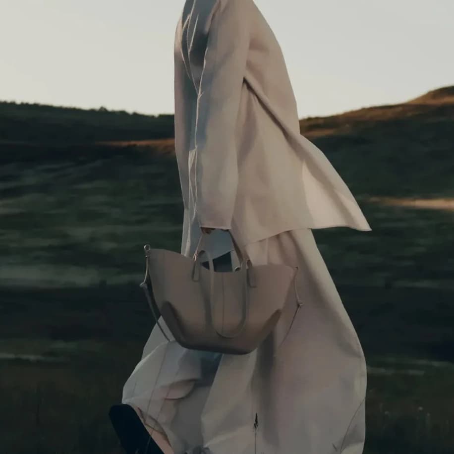 Polene Cyme Mini Beige görsel 6
