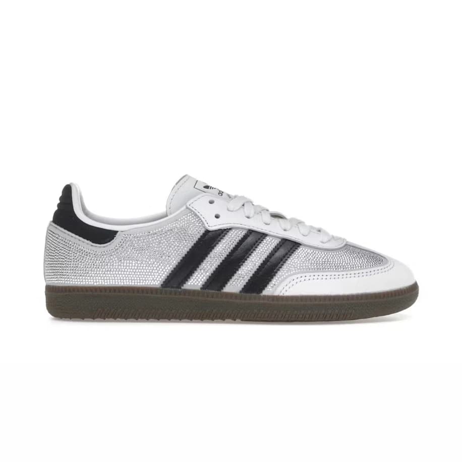 adidas Samba OG Rhinestone Crystal White Silver