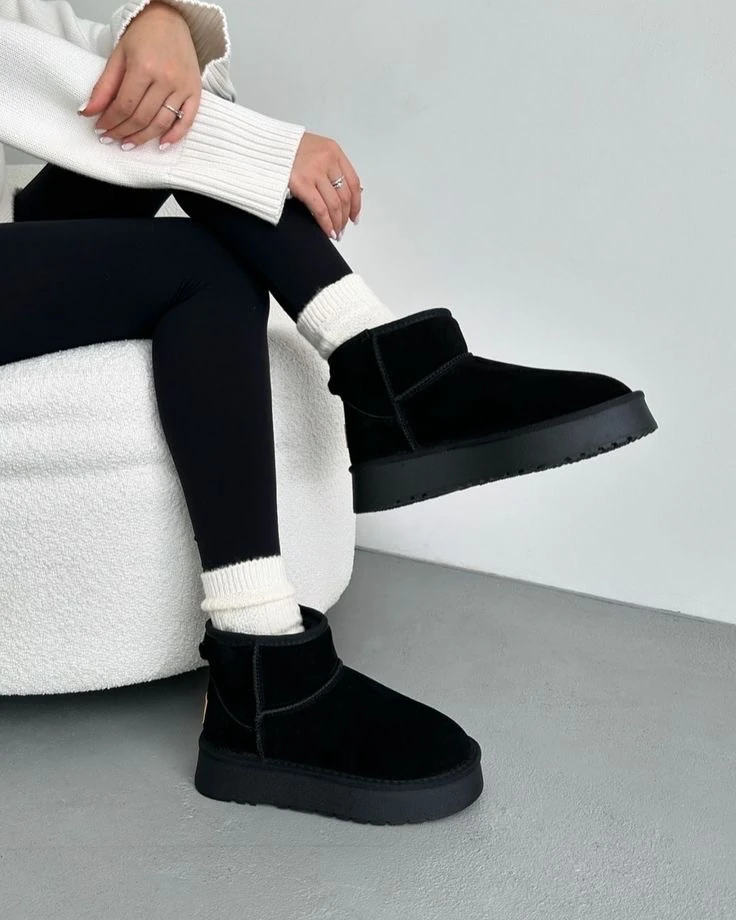 Ugg Siyah Platform
