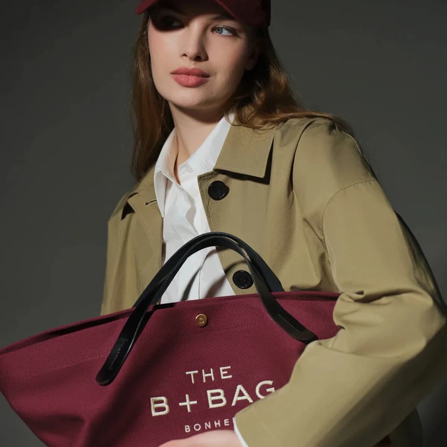 Bonheur N°2 Baguette Bag Cherry Red görsel 2
